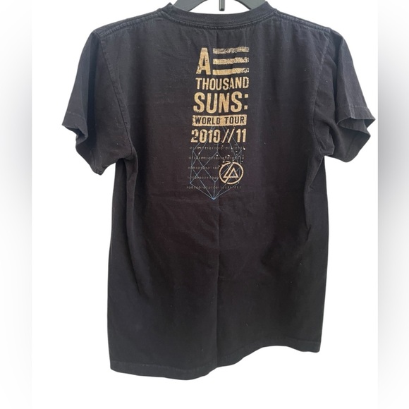 Vintage Linkin Park Band Shirt Tee Rare Jersey Over Print Big Logo Size S - Picture 3 of 6